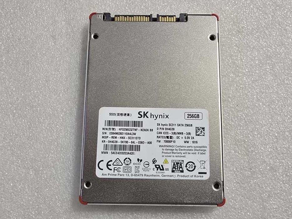 Solid State Drive (SSD) SK Hynix SC311, 256GB SATA 6.0Gb/s - teste