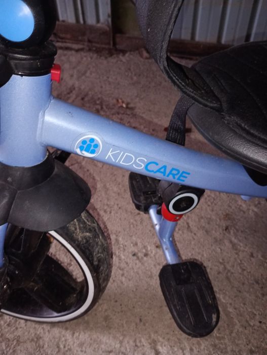 Tricicleta pliabila pentru copii Impera albastru, scaun rotativ, coper