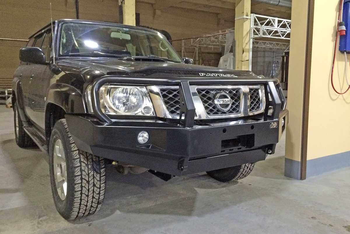 Бампер РИФ передний Nissan Patrol Y61