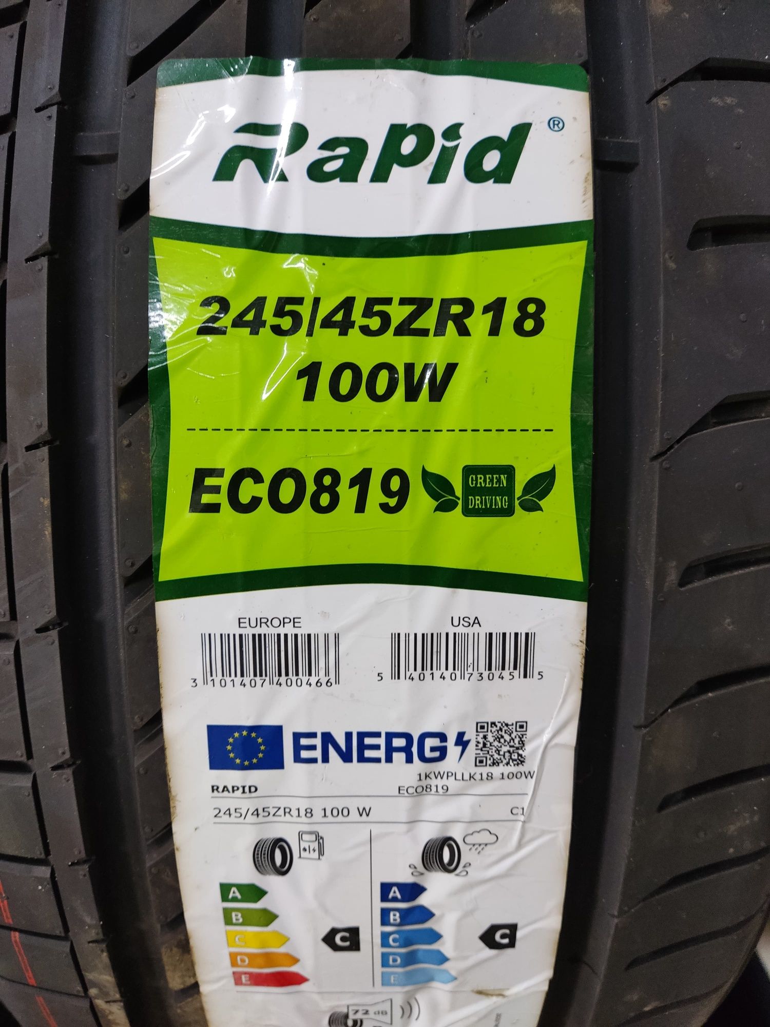 Rapid 245/45R18 ECO819