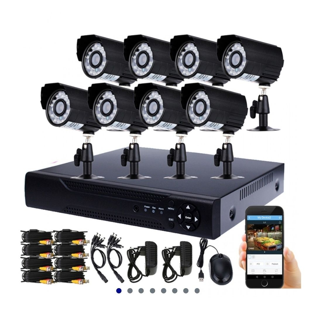Комплект за видеонаблюдение с 8 камери CCTV
