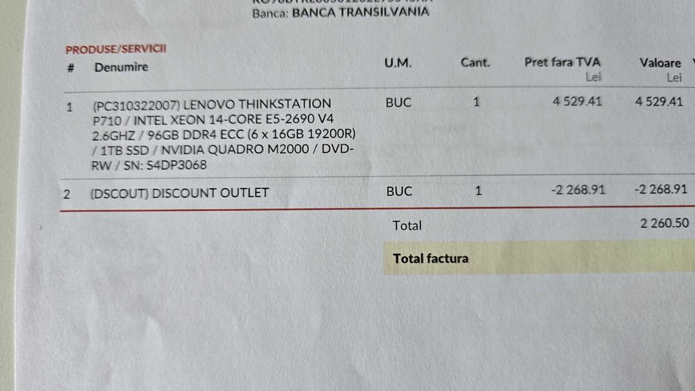 Workstation Lenovo Thinkstation P710