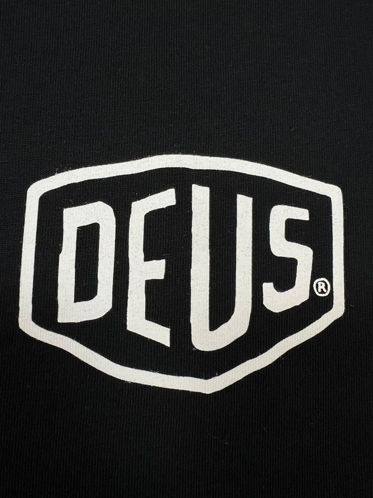 Deus Ex Machina Черна Тениска Голяма Щампа - Slimfit M L XL XXL