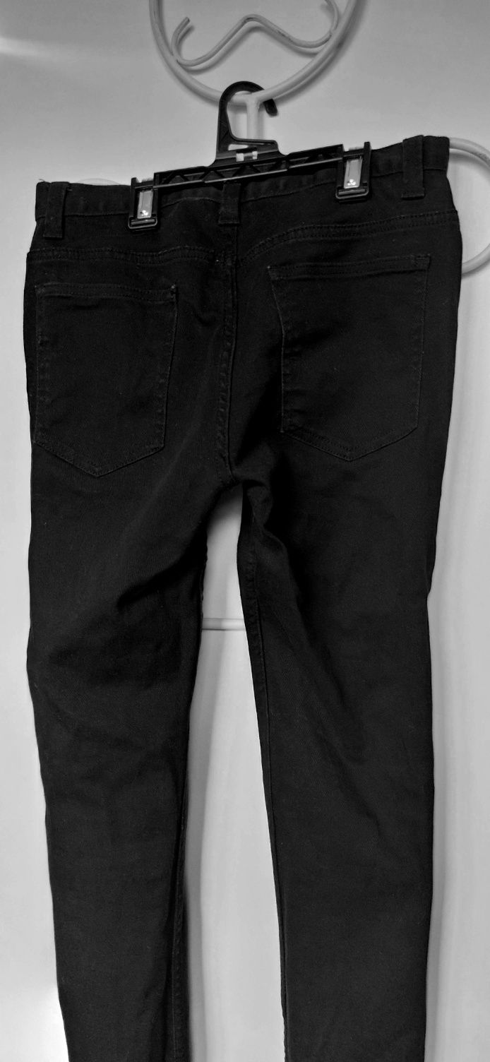 Blugi slim stramti strâmți negri blugi Skinny Denim Co. black jeans