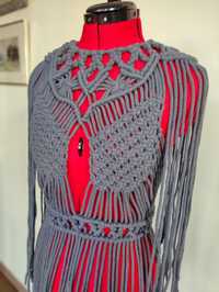 Rochie handmade macrame