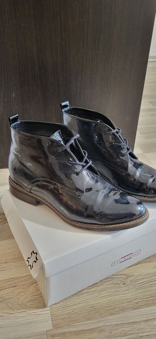 Ghete piele eco lacuita dama