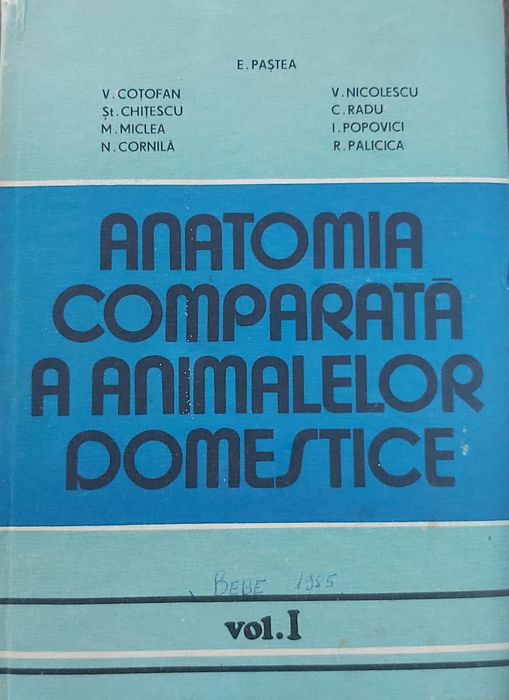 Anatomia comparata a animalelor domestice 1+2