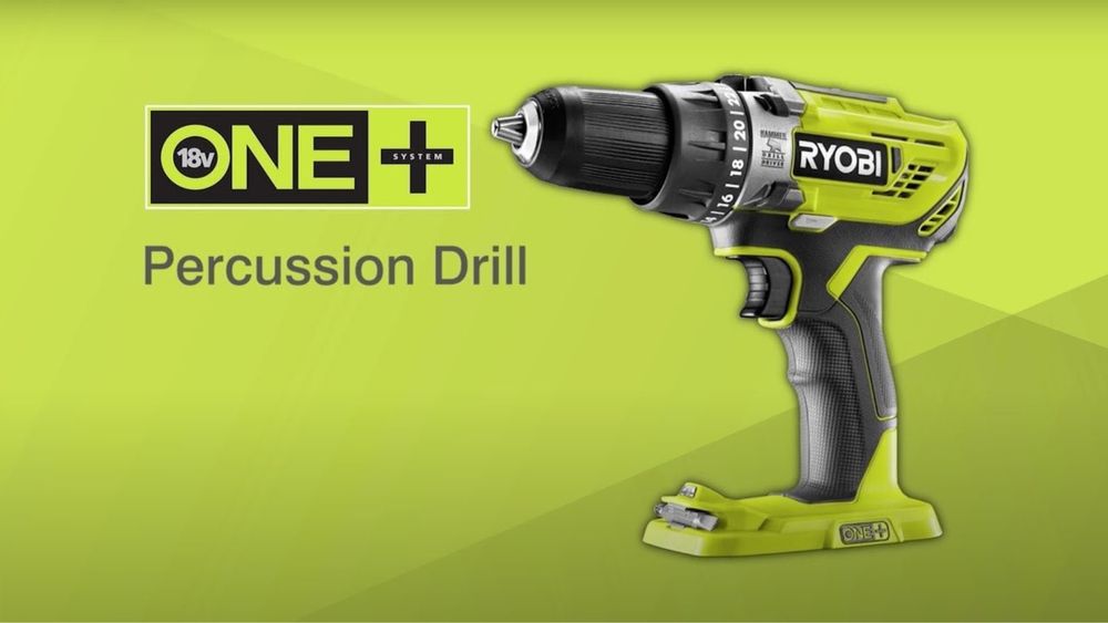 Ryobi-Mașină de găurit cu percuție 18V ONE+™