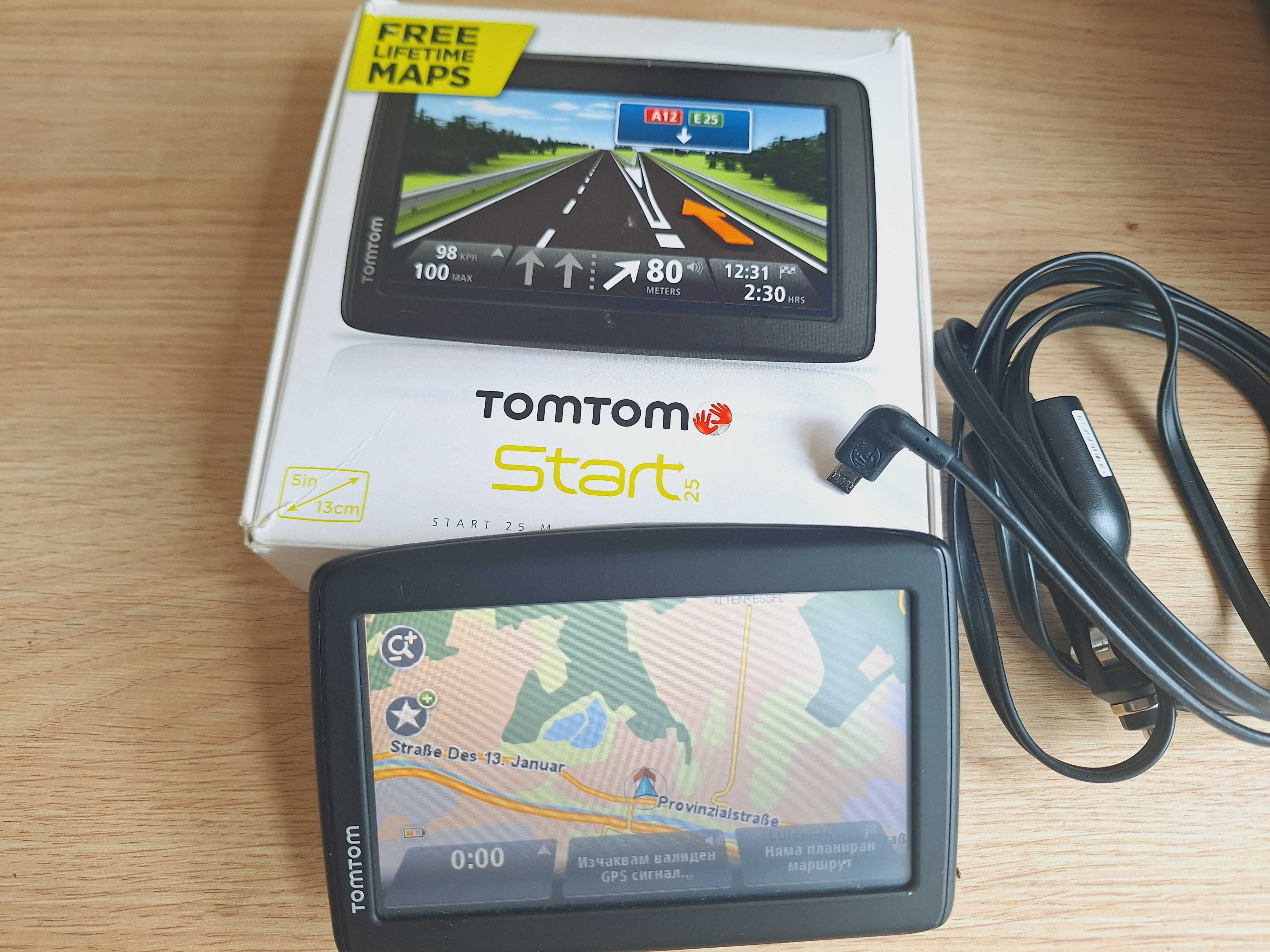 Продавам GPS навигация Tomtom START 25, 5 инча
