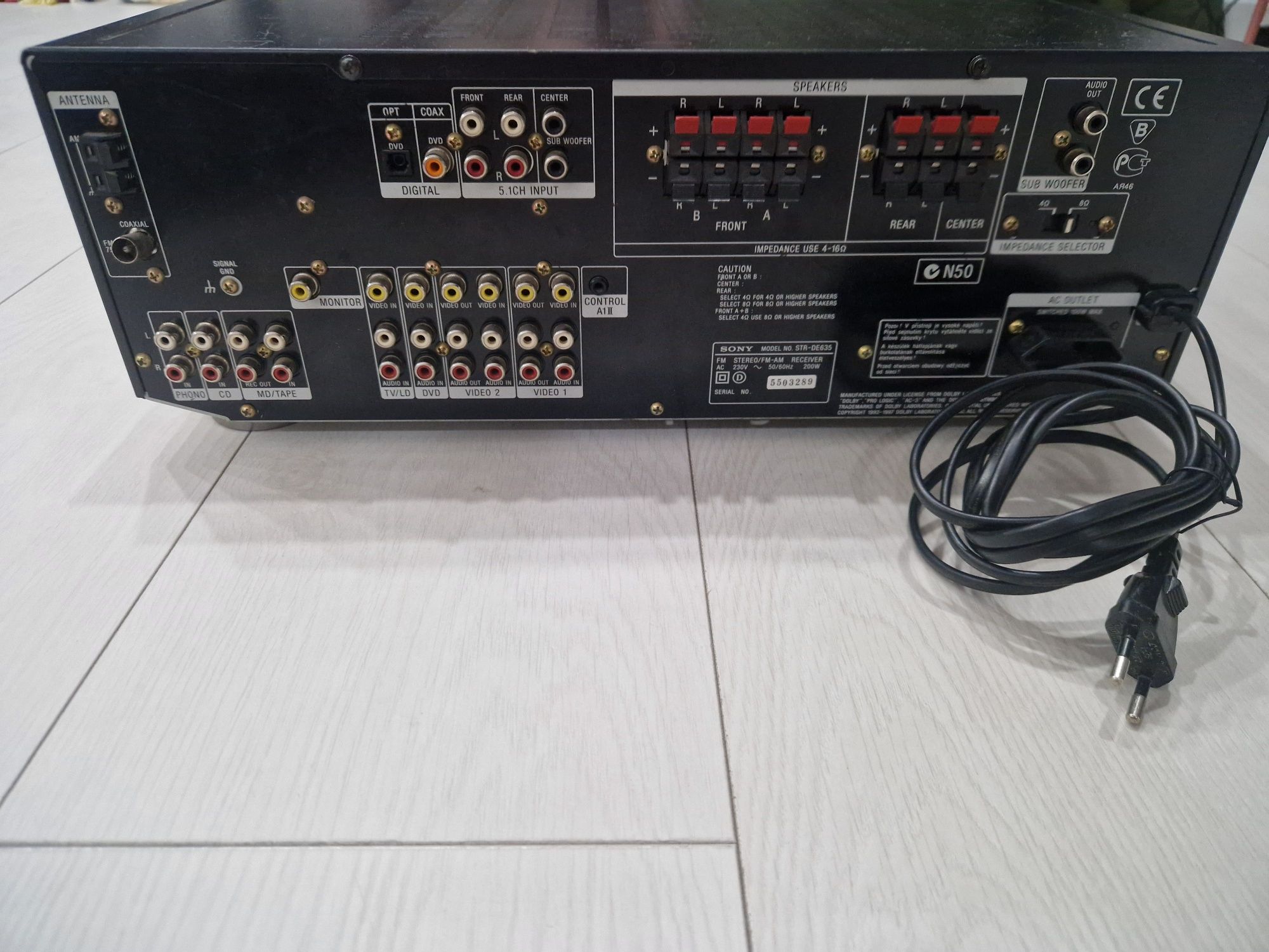 Amplificator/reciver Sony STR-DE 635