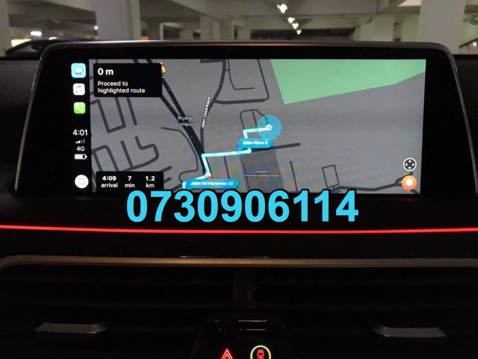 Hărți navigație 2023 BMW G-Series Google Waze CarPlay Mirrorlink VIM