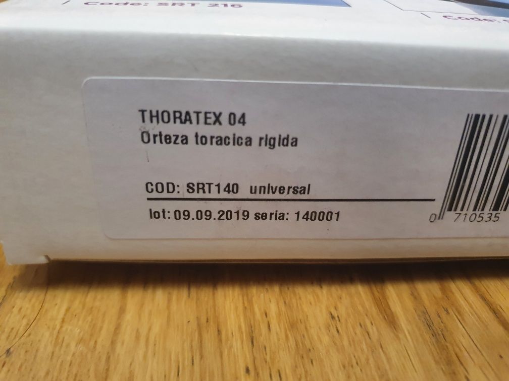 Corector postura Thoratex 04 negru