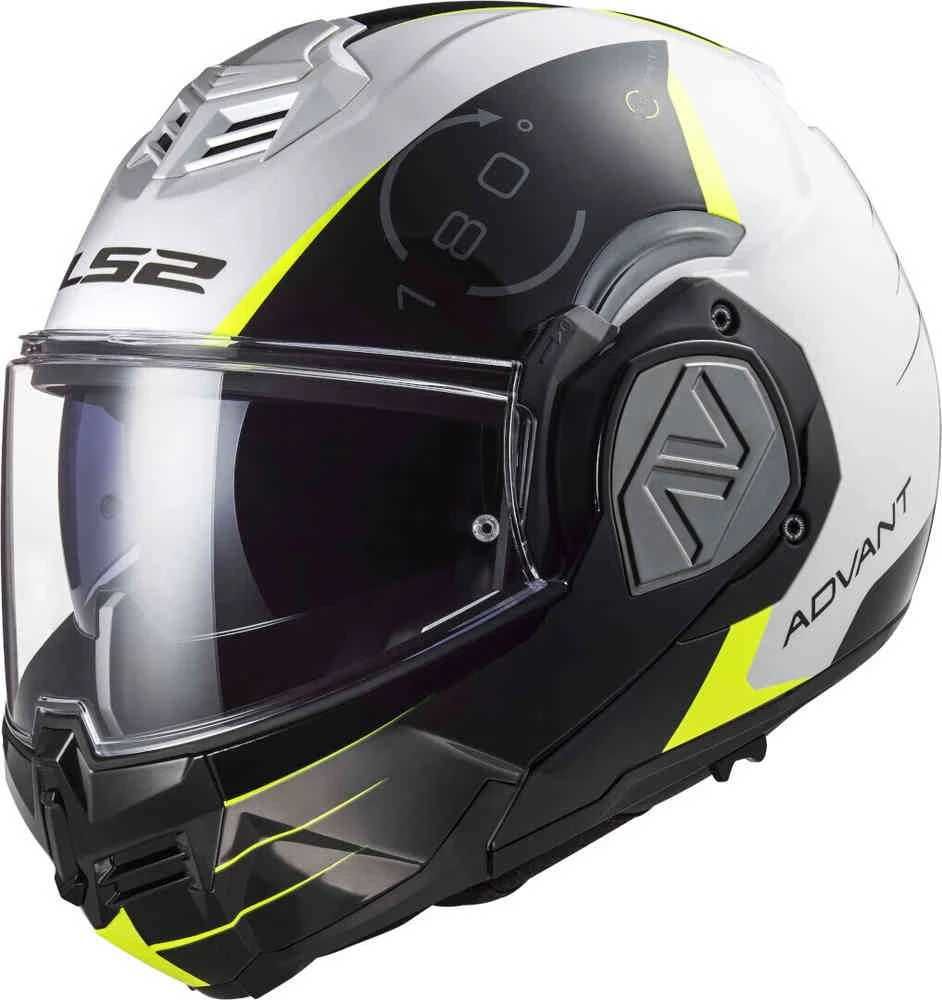 Модуларна каска - LS2 FF906 Advant Codex White Black Gloss