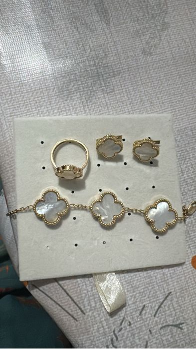 Комлект желтое золото Италия