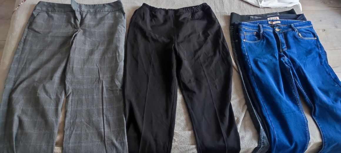 ЛОТ от 3 чифта дънки и 2 панталона в отлично състояние ХЛ XL EU 44