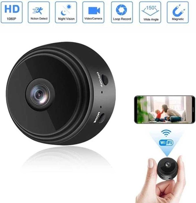 A9 Mini WiFi IP камера, 1080P HD сензор за движение, видеокамера DV