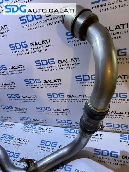 Furtun Conducta Teava Presiune Aer Radiator Intercooler Dacia Logan 1.5 DCI 2008 - 2012 Cod 144608304R MANC00064 MANC00062 [D0127]