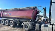 Inchiriere  camion cu semiremorca  basculabila