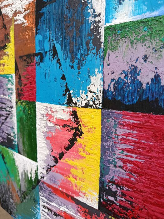 Картина в стиле абстракционизм. Ручная работа, единственный экземпляр