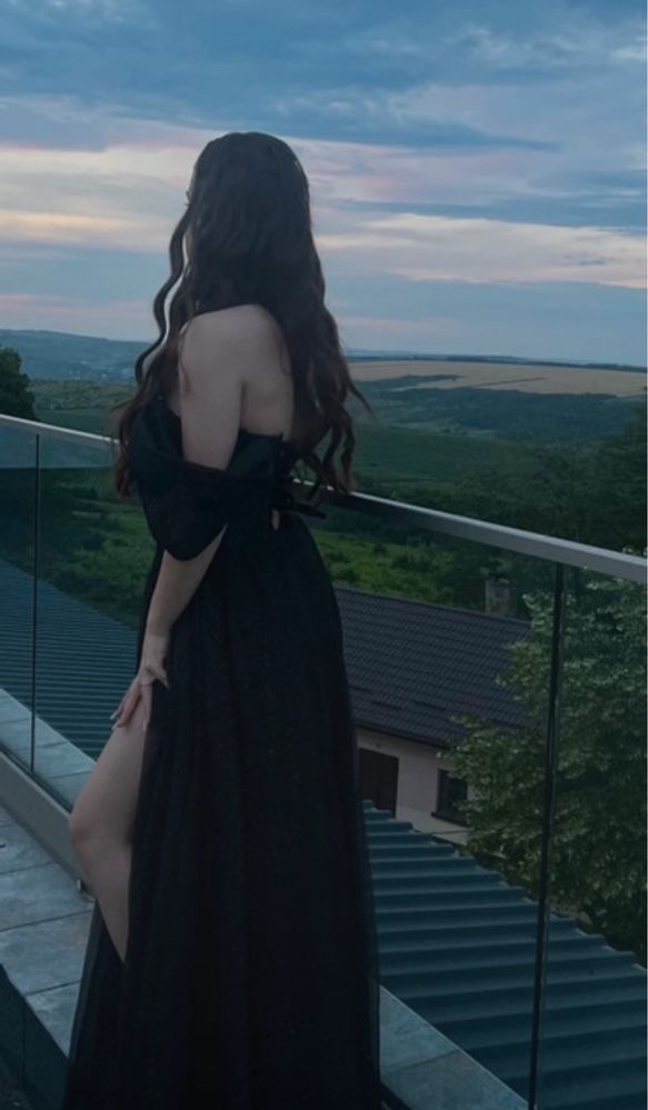 Rochie Superbă Eveniment Banchet cu Sclipici și Corset