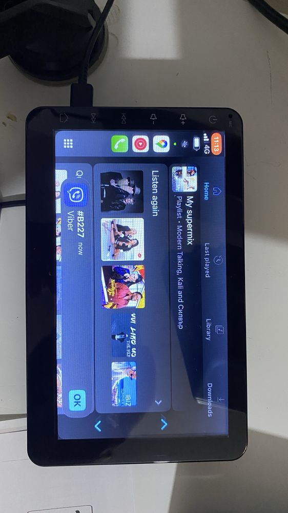 Carplay Android play навигация със стойка и зарядно