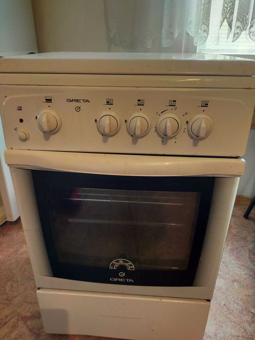 Газовая плита в рабочем состоянии