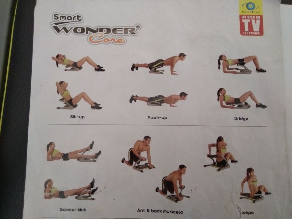 Aparat de fitness multifuncțional pentru tonifiere musculară, reglabil