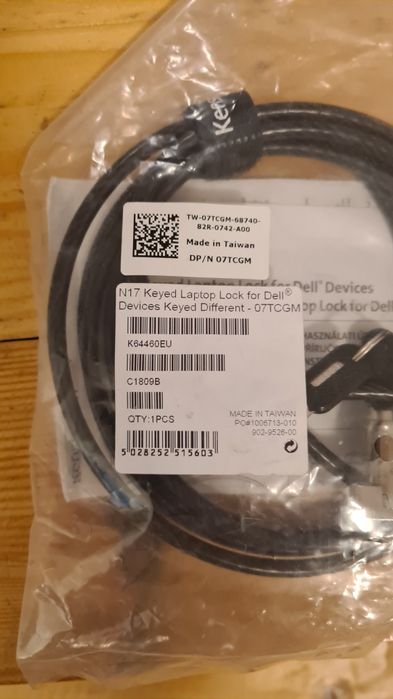 Kensington N17 Laptop Lock Dell Cablu antifurt notebook