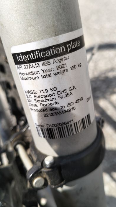 Vând bicicleta Afisport M3