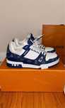 Adidasi Sneakers Dama Louis Vuitton Trainer Navy Blue