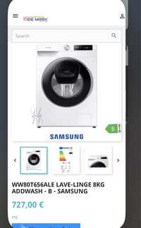 Masina de spălat rufe Wifi Samsung Smart Things 8kg