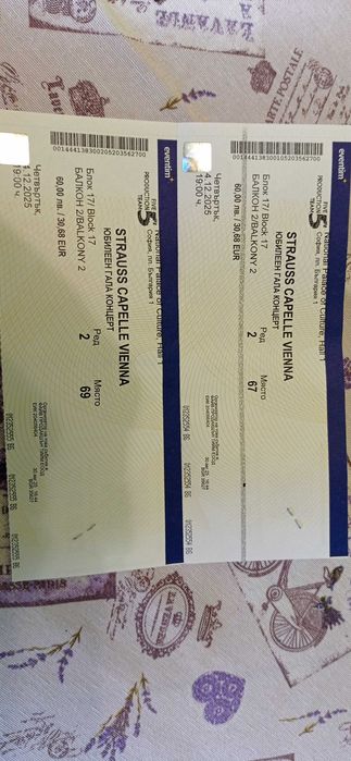 Билети за Strauss Capelle Vienna 2025