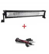 led bar curbat 270w spot si flood + cablaj