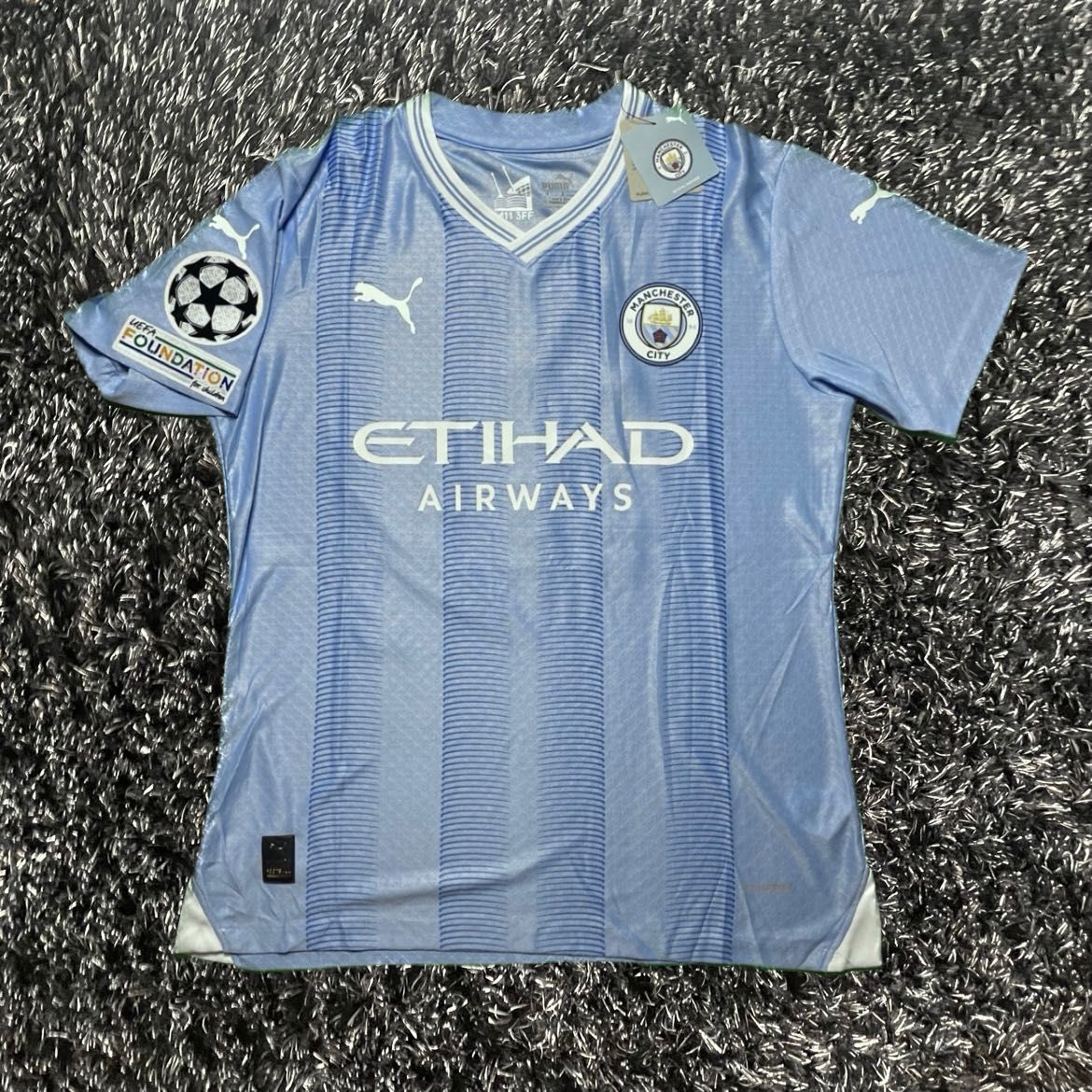Tricou fotbal Player Edition Manchester City UCL, Erling Haaland