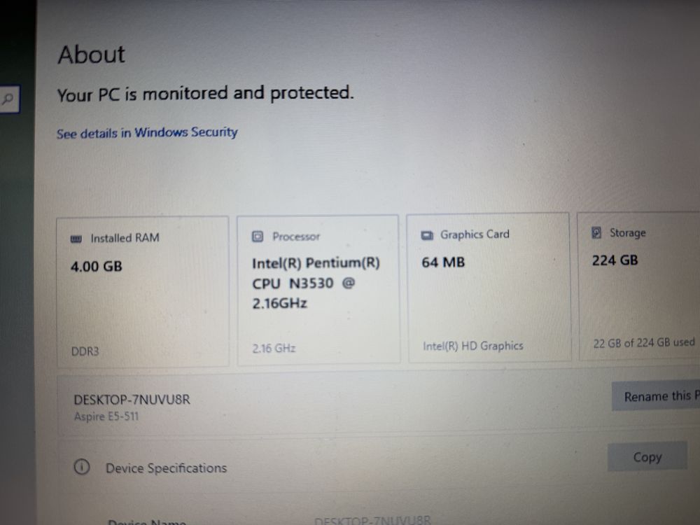 Лаптоп Acer Aspire E5-511