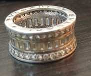 Inel original BVLGARI Bvlgari — argint 925