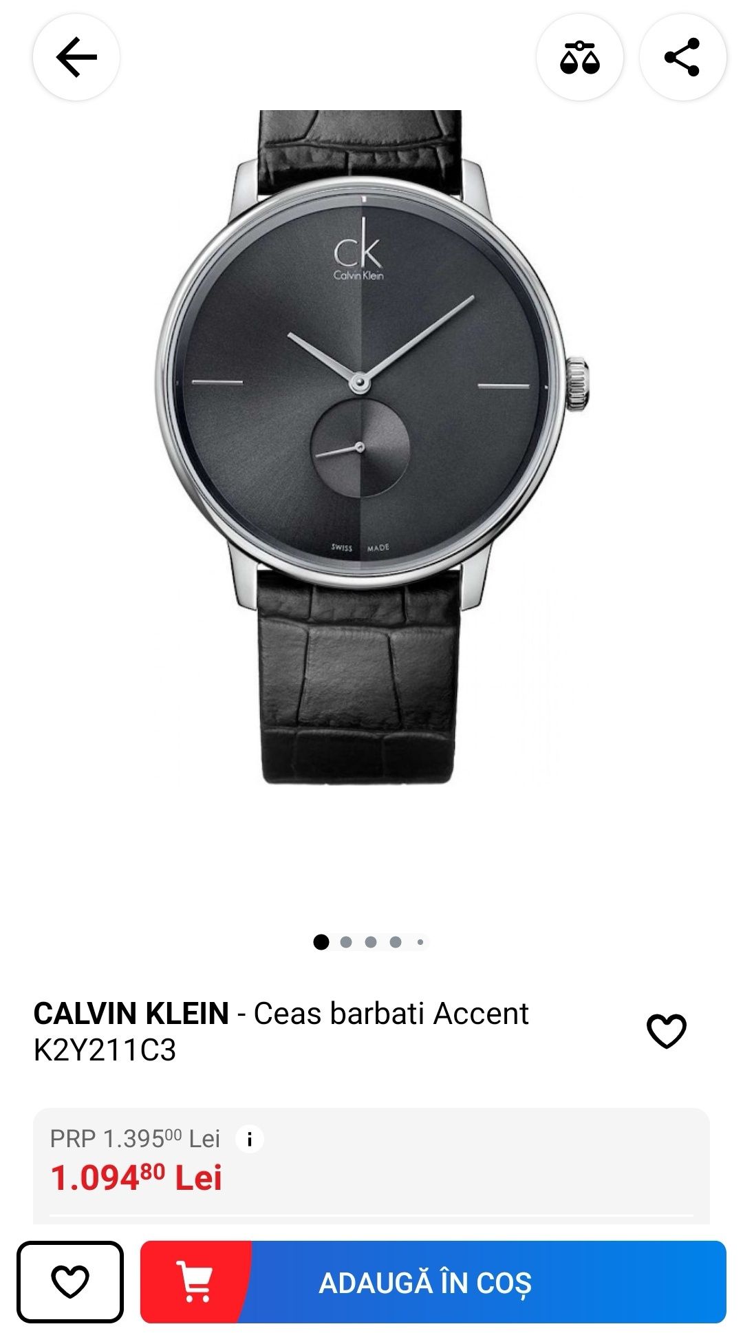Ceas Calvin Klein NOU