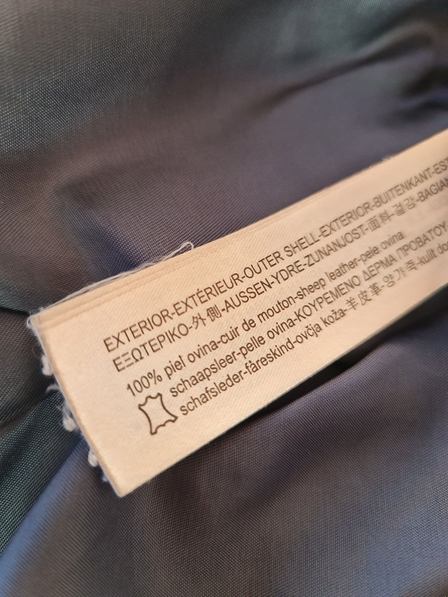 Geaca,Jacheta Piele Massimo Dutti Piele naturala,barbati L,scurta