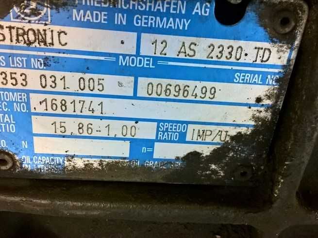 Cutie de viteze ZF Astronic 12AS2330TD DAF XF105 - Piese de schimb DAF