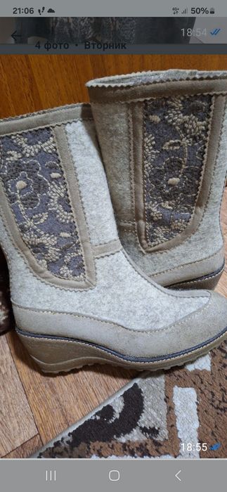 Продаю зимни вуйлочный женский сапоги