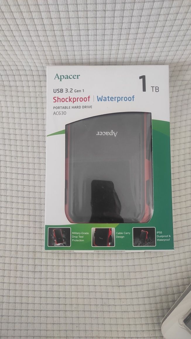 Внешний жёсткий диск Apacer, 1 tb