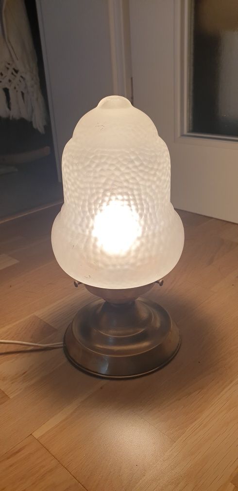 Aplica plafoniera lampa vintage colectie alama sticla Germania 1930