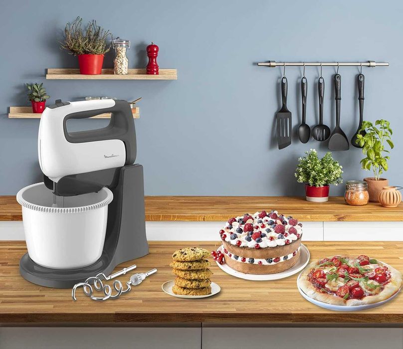 ПРОМО Нов Мощен Ръчен Миксер Moulinex HM4641 Prep'Mix+ 500W с Гаранция