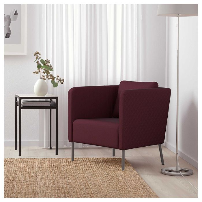 NOU! Fotoliu IKEA rosu inchis / bordo / grena