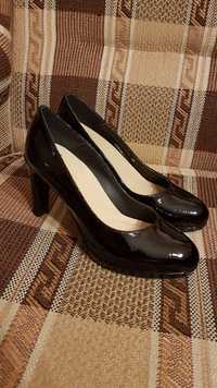 Pantofi lac, culoare negru, masura 36