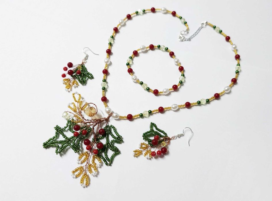 Seturi bijuterii Craciun unicate evenimente, handmade, multe modele