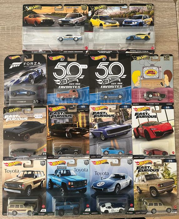 Метални колички Hot Wheels