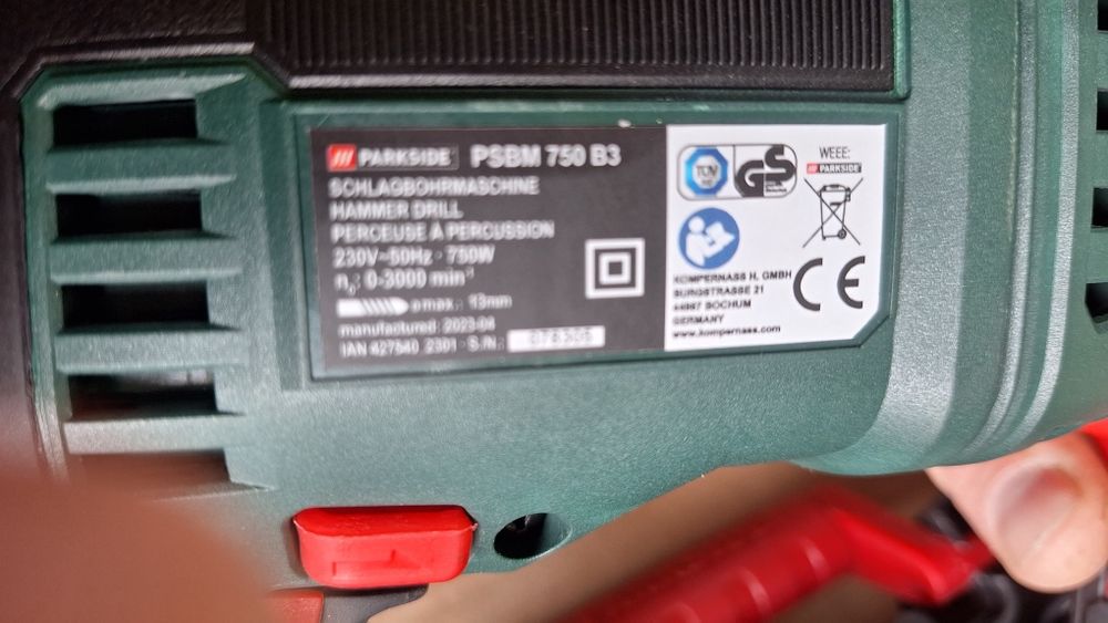 Бормашина Parkside ударна