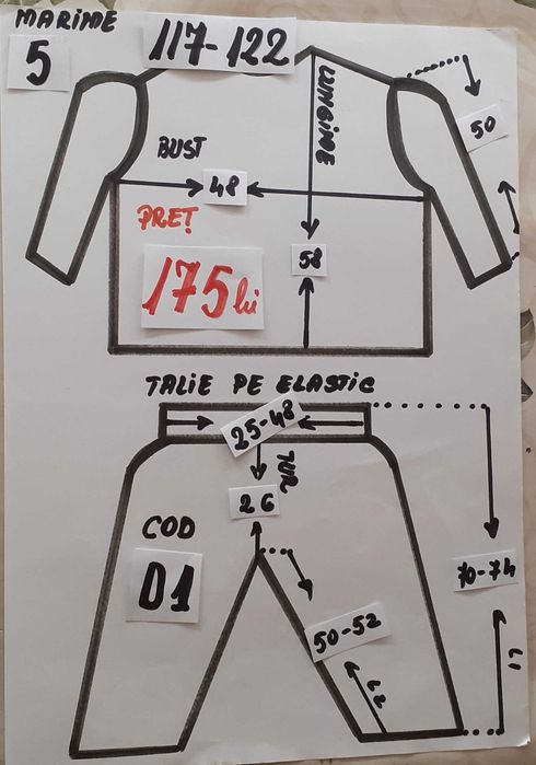 Costum Dovlecel pentru copii marimea 4 si 5 (5-6-7-8 ani)