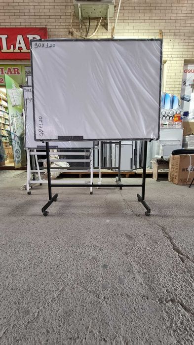 Magnitli marker doska / Orqasi melovoy / Barcha razmerlar bor!